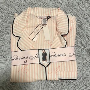 NWT Pink Striped VS pajamas